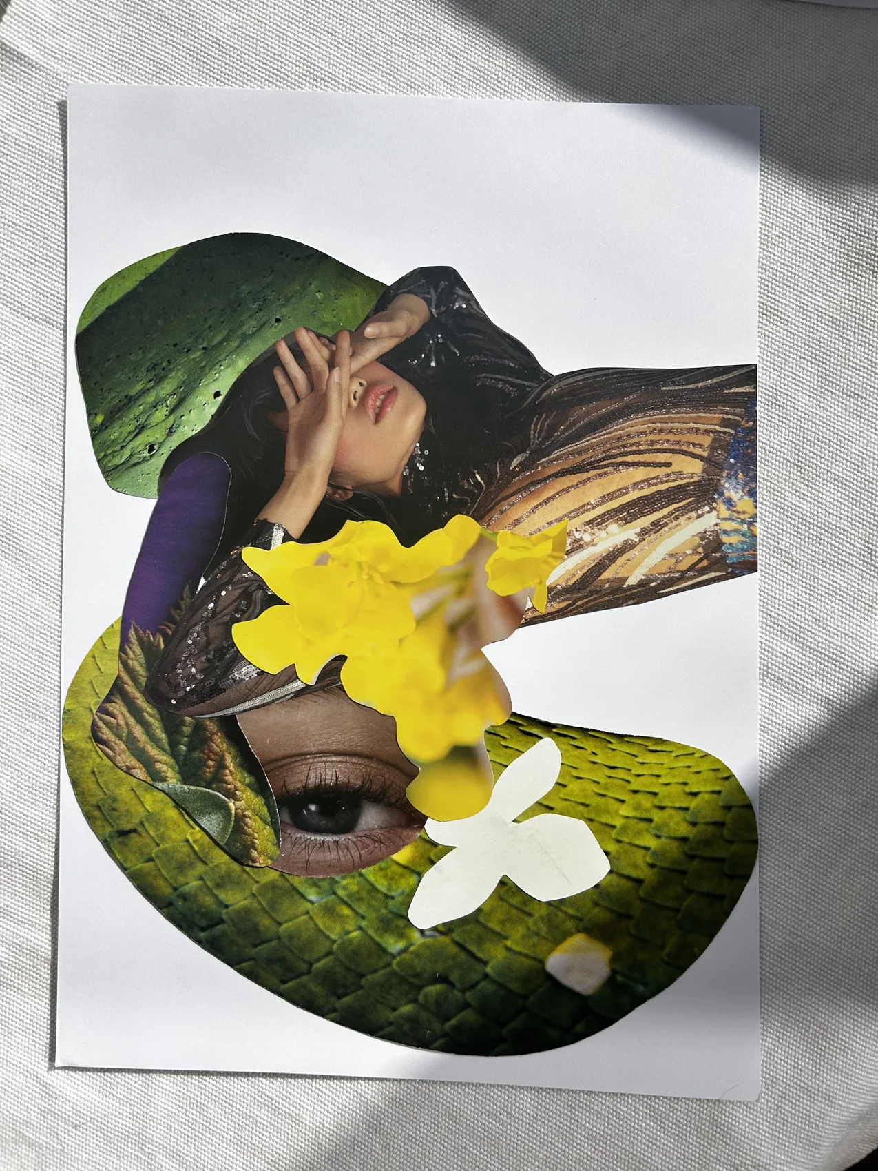 Original GULP collage exploring people and the natural world